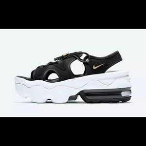 Nike Air Max Koko Sandal Women's Black White Gold CW9705 001 Women's Sizes